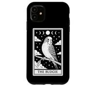 Carta de Tarot The Budgie Budgerigar Parrot Witchy Moon Carcasa para iPhone 11