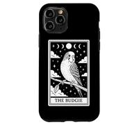 Carta de Tarot The Budgie Budgerigar Parrot Witchy Moon Carcasa para iPhone 11 Pro