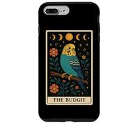 Carta de Tarot The Budgie Budgerigar Parrot Witchy Moon Carcasa para iPhone 7 Plus/8 Plus