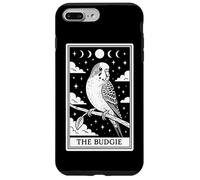 Carta de Tarot The Budgie Budgerigar Parrot Witchy Moon Carcasa para iPhone 7 Plus/8 Plus