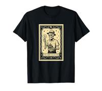 Carta de Tarot The Coin Collector para Halloween, Espeluznante Bruja gótica Camiseta
