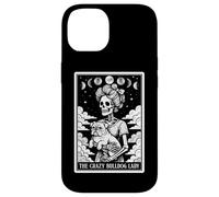 Carta de Tarot The Crazy Bulldog Lady Dog con Forma de Esqueleto, Luna Bruja Carcasa para iPhone 14
