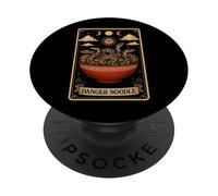 Carta de Tarot The Danger Noodle Ball Python Snake Moon PopSockets PopGrip Adhesivo