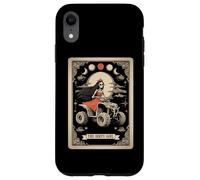 Carta de Tarot The Dirty Girl ATV 4 Wheeler Skeleton Witchy Moon Carcasa para iPhone XR