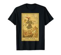 Carta de Tarot The Fool Gothic Dark Academia Vintage Mystic Camiseta