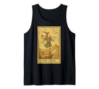 Carta de Tarot The Fool Gothic Dark Academia Vintage Mystic Camiseta sin Mangas