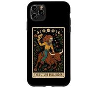 Carta de Tarot The Future Bull Rider Bull Rider Bull Riding Cowboy Skeleton Carcasa para iPhone 11 Pro MAX