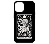 Carta de Tarot The Future Bull Rider Bull Rider Bull Riding Cowboy Skeleton Carcasa para iPhone 12/12 Pro