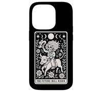 Carta de Tarot The Future Bull Rider Bull Rider Bull Riding Cowboy Skeleton Carcasa para iPhone 14 Pro
