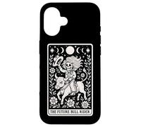 Carta de Tarot The Future Bull Rider Bull Rider Bull Riding Cowboy Skeleton Carcasa para iPhone 16