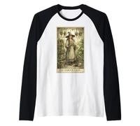 Carta de Tarot The Garden Lady Botanist Gardening Camiseta Manga Raglan