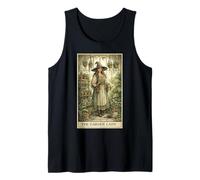 Carta de Tarot The Garden Lady Botanist Gardening Camiseta sin Mangas