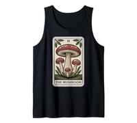Carta de Tarot The Mushroom Cottagecore Funny Mushroom Lover Camiseta sin Mangas