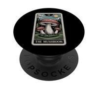 Carta de Tarot The Mushroom Cottagecore Funny Mushroom Lover PopSockets PopGrip Adhesivo