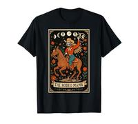 Carta de Tarot The Rodeo Mama Barrel Racer Barrel Racing Bruja Camiseta