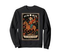Carta de Tarot The Rodeo Mama Barrel Racer Barrel Racing Bruja Sudadera