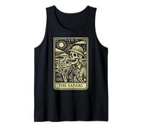 Carta de Tarot The Safari Explorer African Game Park Big Five Camiseta sin Mangas