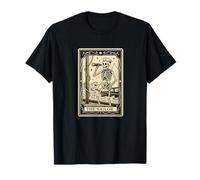 Carta de Tarot The Sailor para Halloween, Spooky Sailing Captain Boat Camiseta