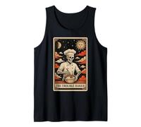 Carta de Tarot The Trouble Baker Baking Chef Cook Skeleton Moon Camiseta sin Mangas