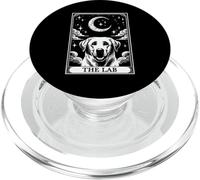 Carta de Tarot Vintage Crescent Moon Labrador Retriever Dog Mom PopSockets PopGrip para MagSafe
