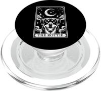 Carta de Tarot Vintage Crescent Moon Rottweiler Rottie Dog Mom PopSockets PopGrip para MagSafe