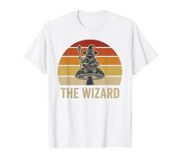 Carta de Tarot Vintage de Cottagecore Wizard Frog Dark Academia Camiseta gráfica económica, Hombre, Blanco, M