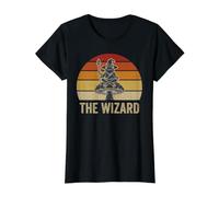 Carta de Tarot Vintage de Cottagecore Wizard Frog Dark Academia Camiseta gráfica económica, Mujer, Negro, S