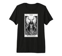 Carta de Tarot Wendigo Monster Cryptid Mythical Beast Camiseta Premium
