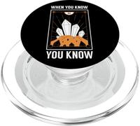 Carta del Tarot - Astrología Luna Mística de la Fortuna Oculta - Cristal PopSockets PopGrip para MagSafe