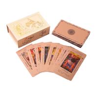 Carta del Tarot Braja de Tarot Arte Figurativo Retro Juguete de Adivinación con Libro Explicativo para Jóvenes Adultos Viajes Familiares Coleccionismo Bar Fecha Evento Vacaciones | para adivinación Le