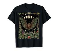 Carta del Tarot con Forma de murciélagos Florales Cottagecore Bat Vintage Aesthetic Camiseta