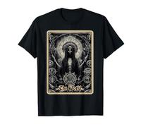 Carta del Tarot de Brujería Profana Satánica Oscuro El Mundo Camiseta