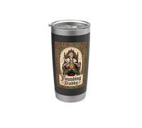 Carta del Tarot de George Washington de padre fundador Vaso térmico de acero inoxidable de doble pared