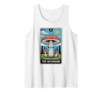 Carta del Tarot de Hongo Amanita Muscaria Fly Agaric Camiseta sin Mangas