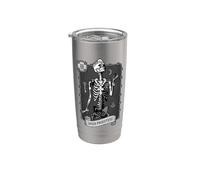 Carta del Tarot de la Alta Sacerdotisa Oculto Oscuro Astrología Feminista Vaso térmico de acero inoxidable de doble pared