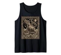 Carta del Tarot de la Constelación de Cabra Salvaje Cel Camiseta sin Mangas