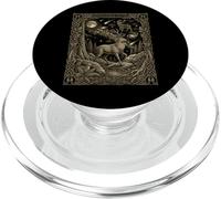 Carta del Tarot de la constelación del Ciervo místico Celestial PopSockets PopGrip para MagSafe