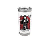 Carta del Tarot de la Muerte Oculto Astrología de la Parca Vaso térmico de acero inoxidable de doble pared