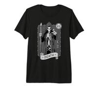 Carta del Tarot de la Muerte Oculto Oscuro Grim Reaper Astrología Camiseta Premium
