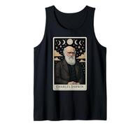 Carta del Tarot de la Teoría de la Evolución de Charles Darwin Witchy Moon Camiseta sin Mangas