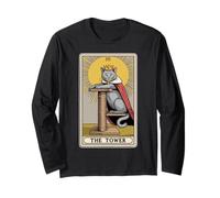 Carta del Tarot de la Torre Gato Místico Rascando Poste Árbol Gato Manga Larga