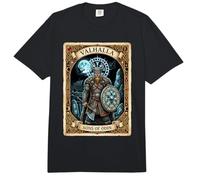 Carta del Tarot de los Hijos de Odin de la mitología nórdica vikinga del Valhalla Comfort Colors Adult Heavyweight T-Shirt