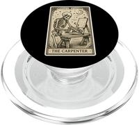 Carta del Tarot del Carpintero - Taller gótico Espeluznante para Carpintero PopSockets PopGrip para MagSafe