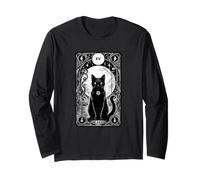 Carta del tarot del diablo Arcana XV Cat Satanic Major Arcana Funny Manga Larga