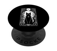 Carta del tarot del diablo Arcana XV Cat Satanic Major Arcana Funny PopSockets PopGrip Adhesivo