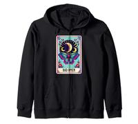 Carta del tarot del mal presagio y polillas supersticiosas Sudadera con Capucha