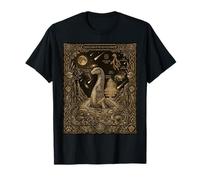 Carta del Tarot del Monstruo del Lago Ness Celestial Camiseta