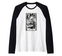 Carta del Tarot El Esqueleto Fino Café Meme Gótico Humor Os Camiseta Manga Raglan