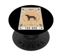 Carta del Tarot El Perro Cimarron Uruguaio Espacio Celestial PopSockets PopGrip Adhesivo