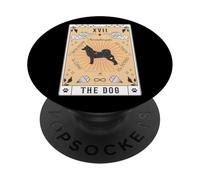 Carta del Tarot El Perro Norrbottenspets Espacio Celestial PopSockets PopGrip Adhesivo